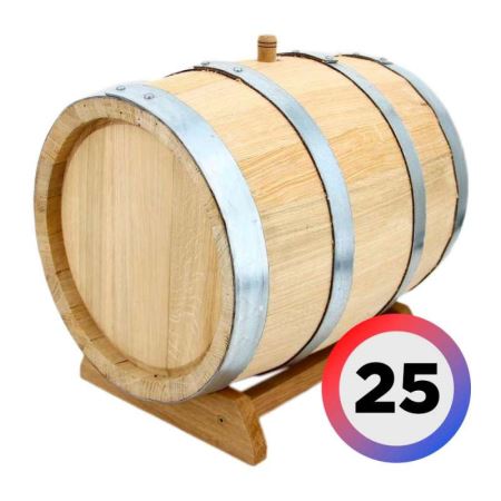 Бочка из кавказского дуба 25л (Премиум) (Лучшая цена)