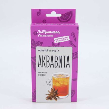 Аквавита настойка. Набор трав и специй. Box (Лучшая цена)