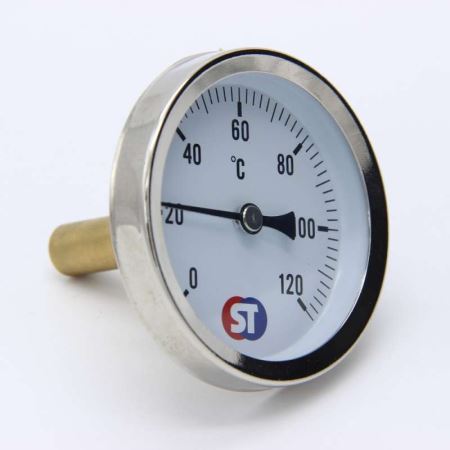 Термометр 2-1/2" SKY560 горизонтальный (0-120 гр. ) (Лучшая цена)