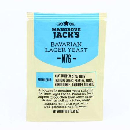 Дрожжи Mangrove Jack’s Bavarian Lager M76, 10 г (Лучшая цена)