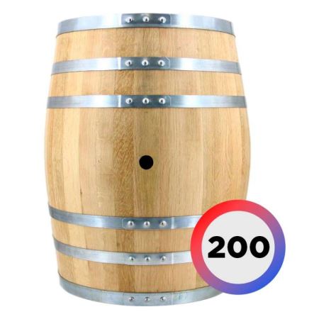 Бочка дубовая 200л (Атмосферная сушка) (Лучшая цена)