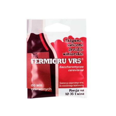 Дрожжи винные FERMICRU VR5 7г EAN: 5904816017571 (Лучшая цена)