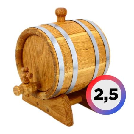 Бочка дубовая 2,5л (Standard) (Лучшая цена)