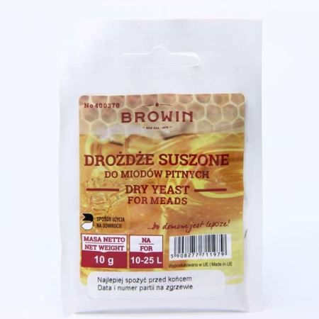 Дрожжи сухие для медовухи ENOVINI HONEY DRY YEAST FOR MEADS, 10г EAN: 5908277711979 (Лучшая цена)