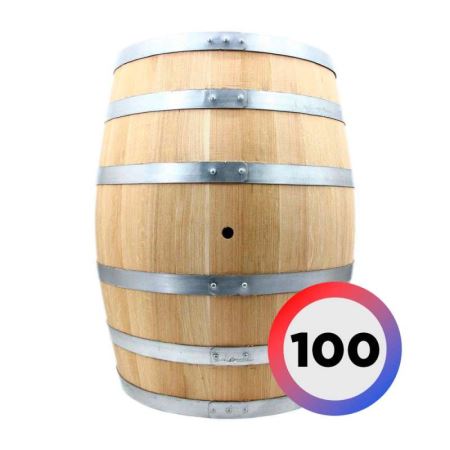 Бочка из кавказского дуба 100л (Премиум, Слабый обжиг) (Лучшая цена)