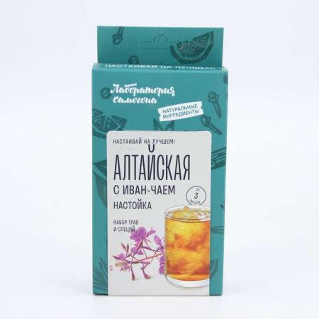 Алтайская с иван-чаем настойка. Набор трав и специй. Box (Лучшая цена)