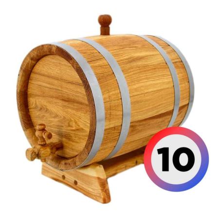Бочка дубовая 10л (Standard) (Лучшая цена)