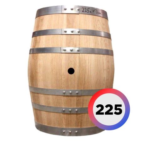 Бочка дубовая 225л (Атмосферная сушка, Aroma PLUS) (Лучшая цена)