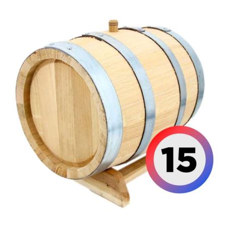 Бочка из кавказского дуба 15л (Премиум) (Лучшая цена)