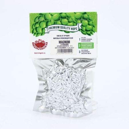 Хмель Magnum (Германия), (Альфа 11-16%), 50 г. (Лучшая цена)