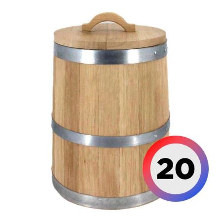 Кадка из кавказского дуба 20л (Премиум) (Лучшая цена)