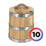 Кадка из кавказского дуба 10л (Премиум) (Лучшая цена)