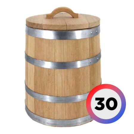 Кадка из кавказского дуба 30л (Премиум) (Лучшая цена)